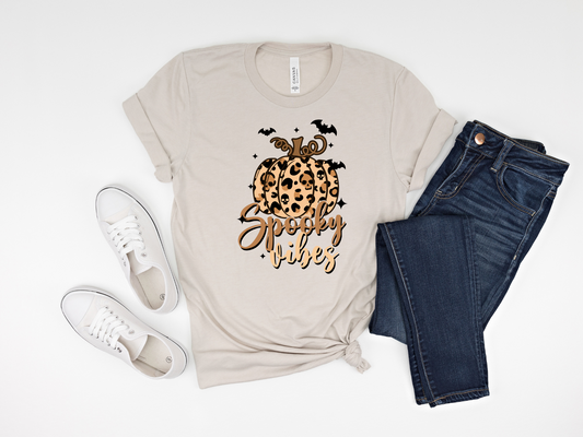 Spooky Vibes Pumpkin DTF Transfer 06615