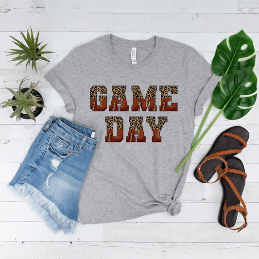 Football Game Day Leopard DTF Transfer 06597