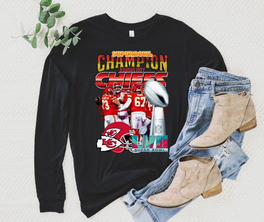 Kansas City Chiefs Champions 2023 Players DTF Transfer 06355