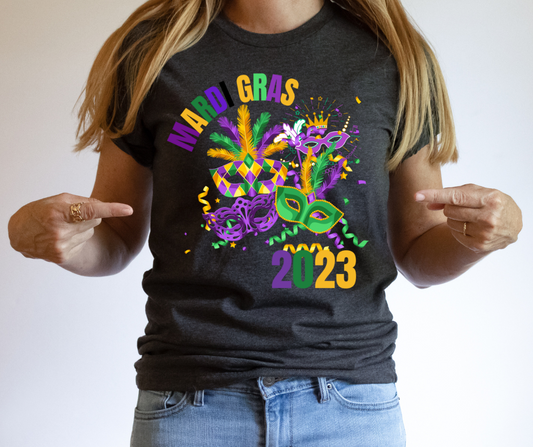 Mardi Gras 2023 DTF Transfer 06507