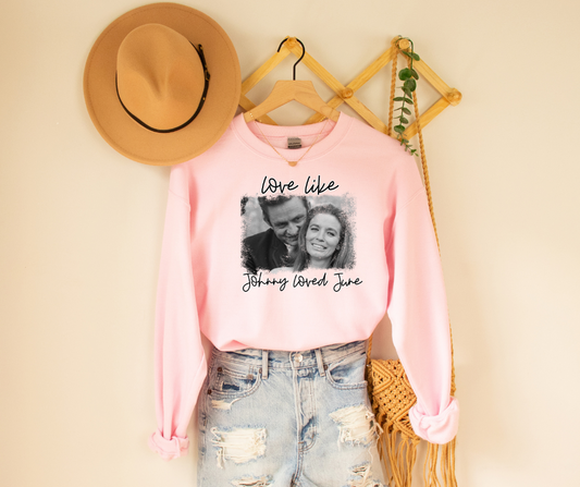 Love Like Johnny Loved June DTF Transfer 06455